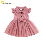 ma&baby 3-24M újszülött csecsemő baba lányoknak tuti ruha tüll masni báli ruha Születésnapi esküvői ruhák lányoknak nyár D01