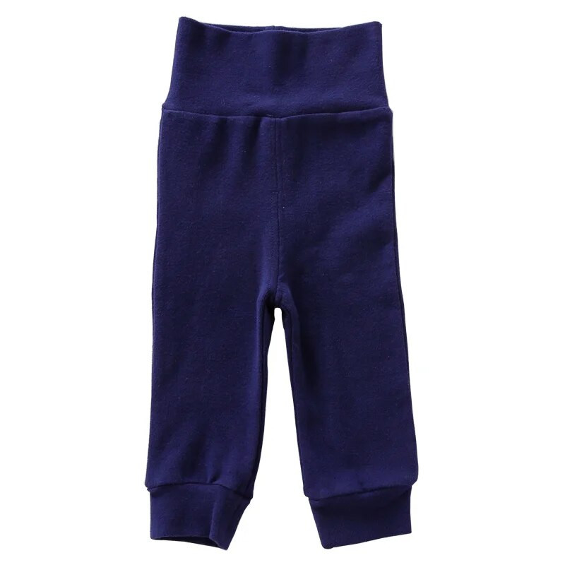 Naujos žieminės pilno ilgio kelnės kūdikiui aukštu juosmeniu medvilninės kelnaitės mažiems vaikams 0-24 mėn. naujagimiui aptemptos kelnės kūdikiams elastinės kelnės 1-3 m.