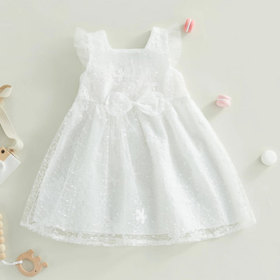 ma&baby 6-24M újszülött kisgyermek baba lány ruha tüll masni virágos tutu buli Születésnapi esküvői ruhák lányoknak nyár d01