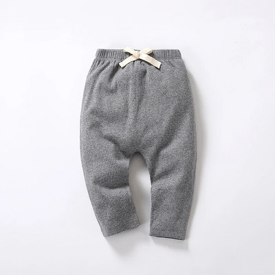 Kisfiú Lány Nadrág Újszülött Baba Pamut Bordás Leggings Gyerekruha Divat Aranyos Babanadrág Baba Hárem nadrág Csecsemő Pp nadrág