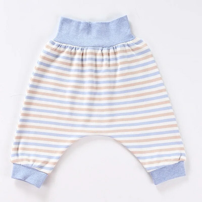 „Spring Baby“ didelės PP kelnės unisex medvilnės aukštu juosmeniu Harun kelnės pilvą apsaugančios miego kelnės berniukų mergaičių viršutinės kelnės