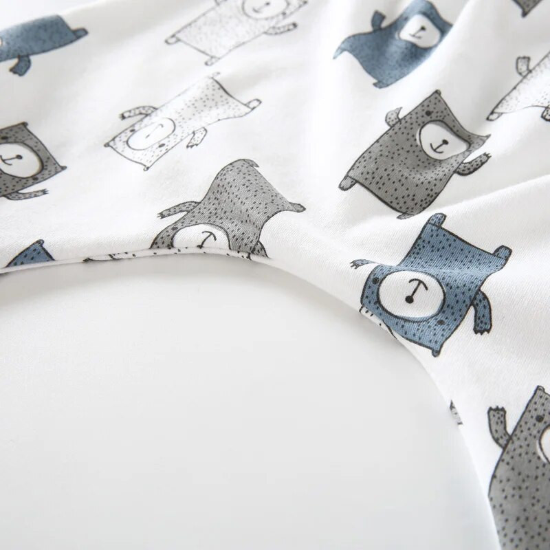 „Spring Baby“ didelės PP kelnės unisex medvilnės aukštu juosmeniu Harun kelnės pilvą apsaugančios miego kelnės berniukų mergaičių viršutinės kelnės