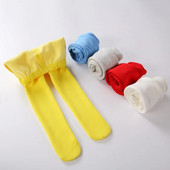 Бебешки панталони с крачета клин за новородено спално облекло панталон с крачета момиче момче пижама с висока талия на корема чорапогащник панталон 0-6-12 месеца