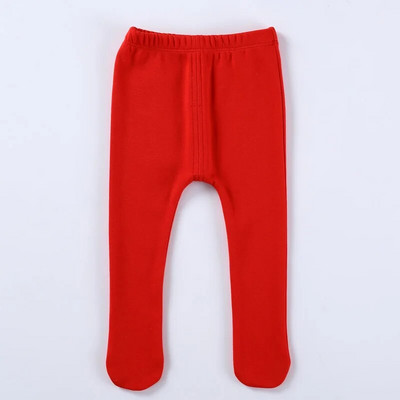 Бебешки панталони с крачета клин за новородено спално облекло панталон с крачета момиче момче пижама с висока талия на корема чорапогащник панталон 0-6-12 месеца