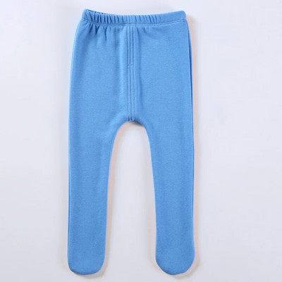 Бебешки панталони с крачета клин за новородено спално облекло панталон с крачета момиче момче пижама с висока талия на корема чорапогащник панталон 0-6-12 месеца