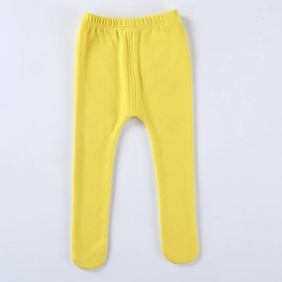 Бебешки панталони с крачета клин за новородено спално облекло панталон с крачета момиче момче пижама с висока талия на корема чорапогащник панталон 0-6-12 месеца