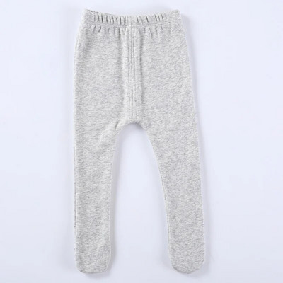 Бебешки панталони с крачета клин за новородено спално облекло панталон с крачета момиче момче пижама с висока талия на корема чорапогащник панталон 0-6-12 месеца