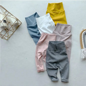 Lawadka 6M-3T Панталони за новородени бебета за момичета Момчета 2022 г. Нови пролетни есенни памучни ежедневни меки панталони с висока талия за малко момче, момиче