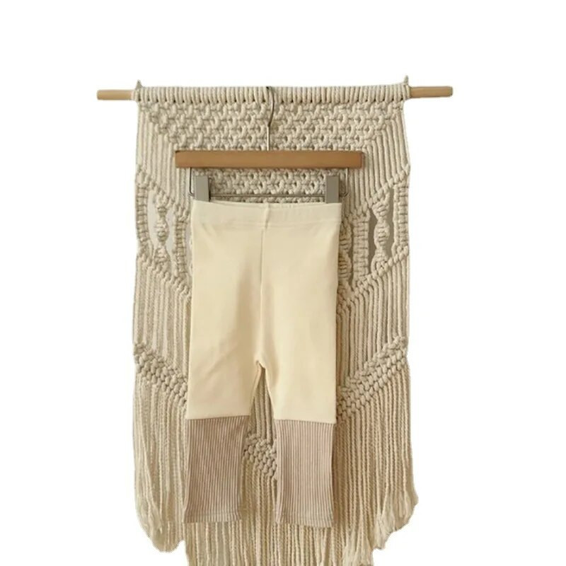 2023 Есен Нови бебешки модни момичета пачуърк клинове Детски тесни панталони Ежедневни панталони за момчета Детски памучни дрехи Детски панталони