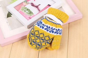 Подарък, есен зима на открито топли жени мъже деца сензорни плетени ръкавици с половин / пълен пръст детски ръкавици 1 чифт=2 бр GW51