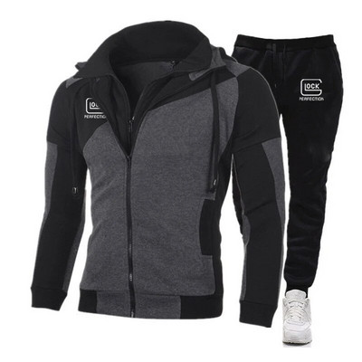 Glock Perfection Shooting Printed Mens Sets Hoodies+Pants Есенни спортни костюми Суичъри Анцуг Спортно облекло Спортно яке Костюм