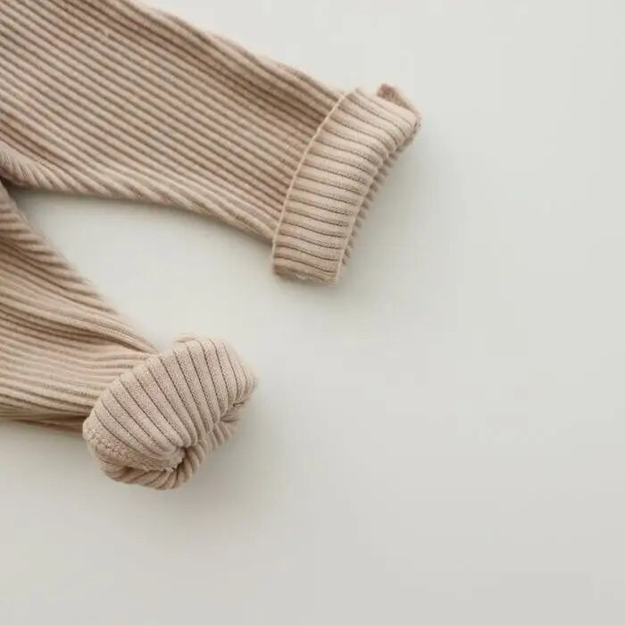 Пролет Есен Ins Момче Момиче Бебешки рипсени клинове Детски плътни тесни ежедневни панталони Детски модни памучни панталони Дрехи за малки деца