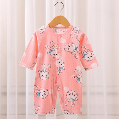 2023 Нов есенен бебешки гащеризон Памучно фолио с дълги ръкави Облекло за катерене Момчета Момичета Пижами Бебешки комбинезон Детски свободни гащеризони