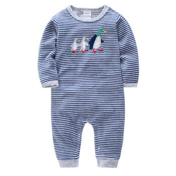 Kavkas Baby Boy Girl Rompers Зимна топла пижама с дълъг ръкав Cartoon Design Новородено ropa de bebe 0-3 месеца Гащеризон