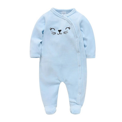 Kavkas Baby Boy Girl Rompers Зимна топла пижама с дълъг ръкав Cartoon Design Новородено ropa de bebe 0-3 месеца Гащеризон