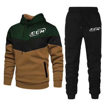 νέα CCM Φθινοπωρινά και Χειμερινά Ανδρικά Σετ Φούτερ + Παντελόνια Harajuku Sport Suits Casual Φούτερ Φόρμες αθλητικές μάρκες