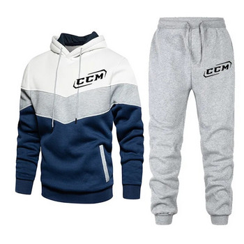 νέα CCM Φθινοπωρινά και Χειμερινά Ανδρικά Σετ Φούτερ + Παντελόνια Harajuku Sport Suits Casual Φούτερ Φόρμες αθλητικές μάρκες