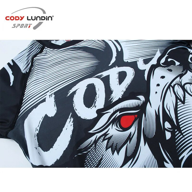 MMA BJJ Rashguard Тениски+Панталони Rash Guard Фитнес анцуг Боксови фланелки Muay Thai Compression Men MMA Kickboxing Sport Suit