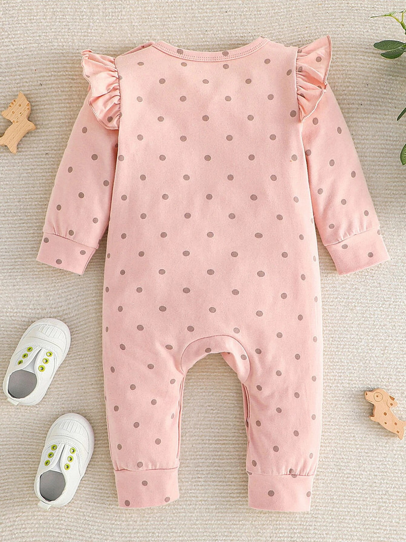 Късна есен, ранна пролет, памучен гащеризон за момиченце, прост ежедневен заек, каваи, сладък, сладък, моден костюм за катерене, облекло