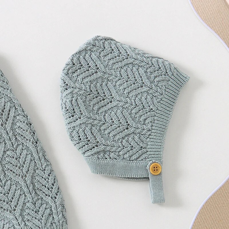 Hlače bez rukava za novorođenčad za djevojčice u jednoj boji posvećenog lišća za ljeto, prozračni kombinezon za dojenčad 0-18 mjeseci