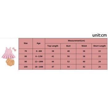 Летни новородени момичета 3 бр. Сладък костюм Детски понички с щампа Потници без ръкави Рокля с къси панталони с еластична талия Комплект облекла