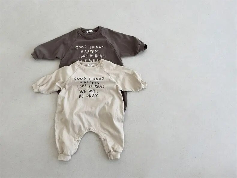 7826 Odjeća za novorođenčad Dječji kombinezon 2023 Jesen Novo jednostavno jednodijelna odjeća za dječake Jednodijelna odjeća za penjanje Ležerna odjeća