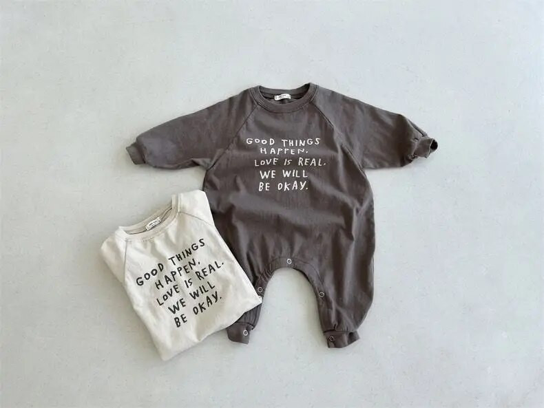 7826 Odjeća za novorođenčad Dječji kombinezon 2023 Jesen Novo jednostavno jednodijelna odjeća za dječake Jednodijelna odjeća za penjanje Ležerna odjeća