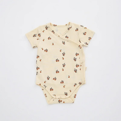 0-24M Újszülött Gyerek Baba Fiú Lány Ruhák Tavaszi mintás Romper Aranyos édes pamut jumpsuit, hosszú ujjú őszi őszi babafelszerelés