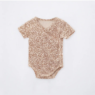 0-24M Újszülött Gyerek Baba Fiú Lány Ruhák Tavaszi mintás Romper Aranyos édes pamut jumpsuit, hosszú ujjú őszi őszi babafelszerelés