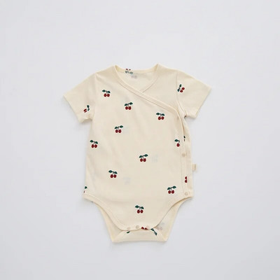 0-24M Újszülött Gyerek Baba Fiú Lány Ruhák Tavaszi mintás Romper Aranyos édes pamut jumpsuit, hosszú ujjú őszi őszi babafelszerelés