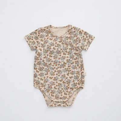 0-24M Újszülött Gyerek Baba Fiú Lány Ruhák Tavaszi mintás Romper Aranyos édes pamut jumpsuit, hosszú ujjú őszi őszi babafelszerelés