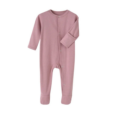 0-12 M pamut újszülött body egyszínű babanadrág fiúknak lányoknak hosszú ujjú jumpsuit kisgyermek csecsemő ruha tavaszi ősz