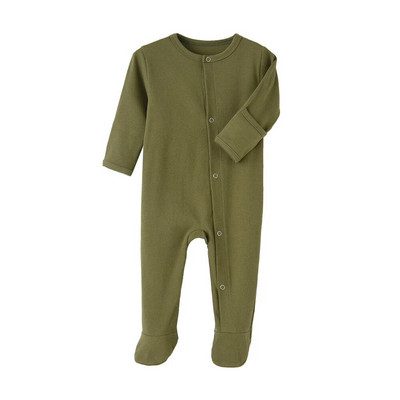 0-12 M pamut újszülött body egyszínű babanadrág fiúknak lányoknak hosszú ujjú jumpsuit kisgyermek csecsemő ruha tavaszi ősz