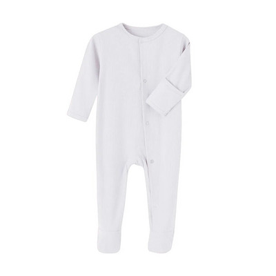 0-12 M pamut újszülött body egyszínű babanadrág fiúknak lányoknak hosszú ujjú jumpsuit kisgyermek csecsemő ruha tavaszi ősz