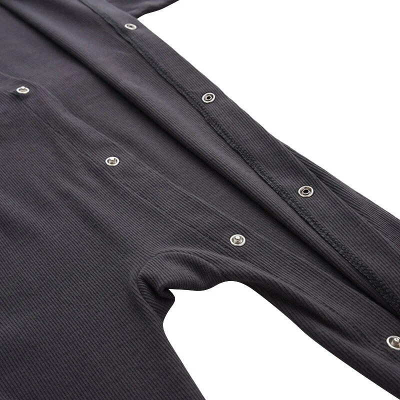 0-12 M Pamučni bodi za novorođenčad Jednobojna dječja štrample za dječake Djevojčice Kombinezon dugih rukava Odjeća za malu djecu proljeće jesen