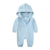 Téli babaruhák Newborn Bear Jumpsuit lányoknak 0-6 éves korig 12 18 24 hónapos cuccok Gyerek kezeslábasok Pamut fiúk ruházati bodyk