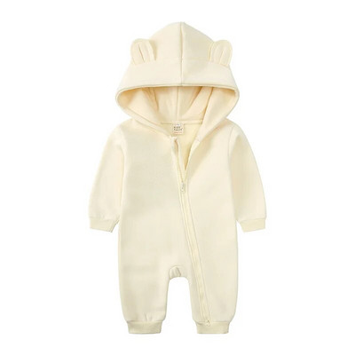 Téli babaruhák Newborn Bear Jumpsuit lányoknak 0-6 éves korig 12 18 24 hónapos cuccok Gyerek kezeslábasok Pamut fiúk ruházati bodyk