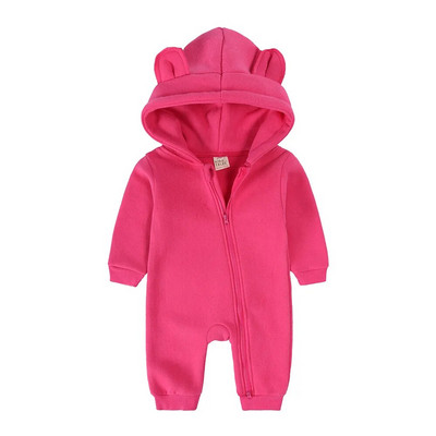Téli babaruhák Newborn Bear Jumpsuit lányoknak 0-6 éves korig 12 18 24 hónapos cuccok Gyerek kezeslábasok Pamut fiúk ruházati bodyk