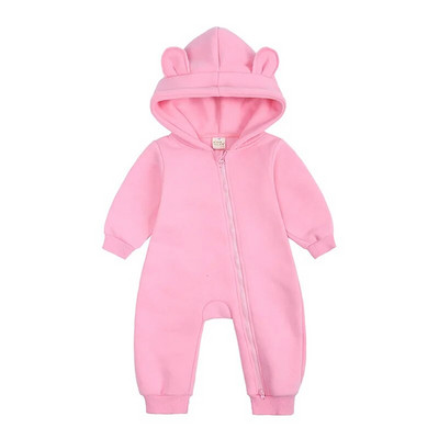 Téli babaruhák Newborn Bear Jumpsuit lányoknak 0-6 éves korig 12 18 24 hónapos cuccok Gyerek kezeslábasok Pamut fiúk ruházati bodyk