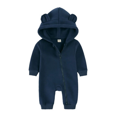 Téli babaruhák Newborn Bear Jumpsuit lányoknak 0-6 éves korig 12 18 24 hónapos cuccok Gyerek kezeslábasok Pamut fiúk ruházati bodyk