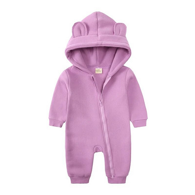 Téli babaruhák Newborn Bear Jumpsuit lányoknak 0-6 éves korig 12 18 24 hónapos cuccok Gyerek kezeslábasok Pamut fiúk ruházati bodyk