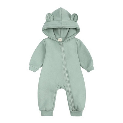 Téli babaruhák Newborn Bear Jumpsuit lányoknak 0-6 éves korig 12 18 24 hónapos cuccok Gyerek kezeslábasok Pamut fiúk ruházati bodyk
