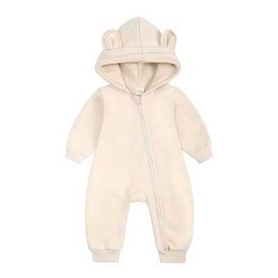 Téli babaruhák Newborn Bear Jumpsuit lányoknak 0-6 éves korig 12 18 24 hónapos cuccok Gyerek kezeslábasok Pamut fiúk ruházati bodyk