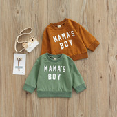 Ma&Baby 3M-3Years Νεογέννητο Βρέφος Αγόρια Φούτερ Μακρυμάνικο Μπλουζάκια Ανοιξιάτικα φθινοπωρινά κοστούμια D11