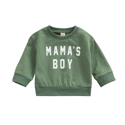 Ma&Baby 3M-3Years Νεογέννητο Βρέφος Αγόρια Φούτερ Μακρυμάνικο Μπλουζάκια Ανοιξιάτικα φθινοπωρινά κοστούμια D11