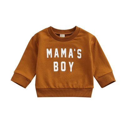 Ma&Baby 3M-3Years Νεογέννητο Βρέφος Αγόρια Φούτερ Μακρυμάνικο Μπλουζάκια Ανοιξιάτικα φθινοπωρινά κοστούμια D11