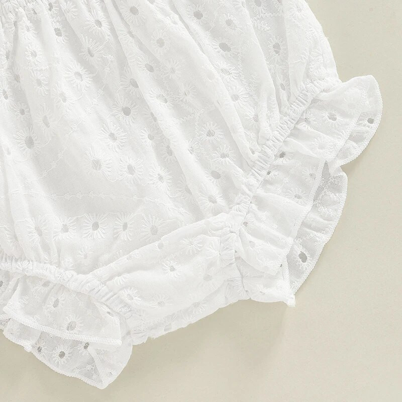 Ležerni komplet odjeće za novorođenčad za djevojčice od 2 komada Ljetna majica dugih rukava Kratke hlače s elastičnim volanima Lijepa odjeća za 18-24 mjeseca