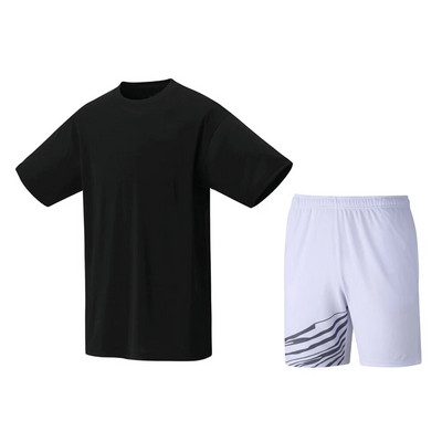 Καλοκαιρινό σετ μπάντμιντον 2023 Quick Dry Breathable Ανδρικές και Γυναικείες Βασικές αθλητικές προπονήσεις Μπλουζάκι με στρογγυλή λαιμόκοψη Σορτς Τένις Γκολφ γυμναστικής