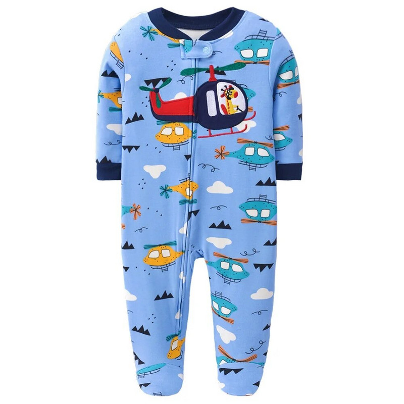 Kombinezoni za novorođenčad, dječake, proljeće, jesen, pamučni slatki kombinezon s dugim rukavima i životinjskim uzorkom, odjeća za male djevojčice, dječje pidžame