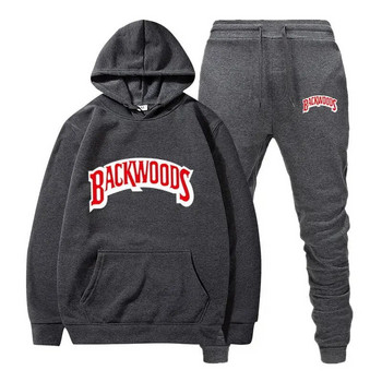 Σετ φούτερ Backwoods Prints Ανδρικά Γυναικεία Unisex Σετ Casual Hoodies Αθλητικά κοστούμια Oversized Φούτερ Φόρμες δρόμου Παλτό